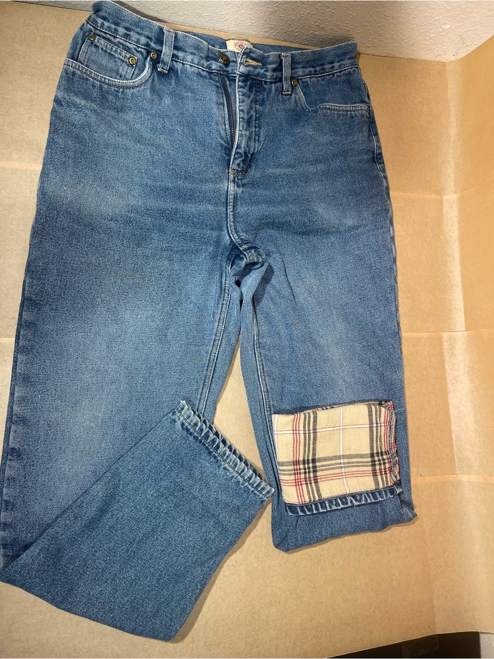 Burberry Cotton Denim straight Leg Jeans for women